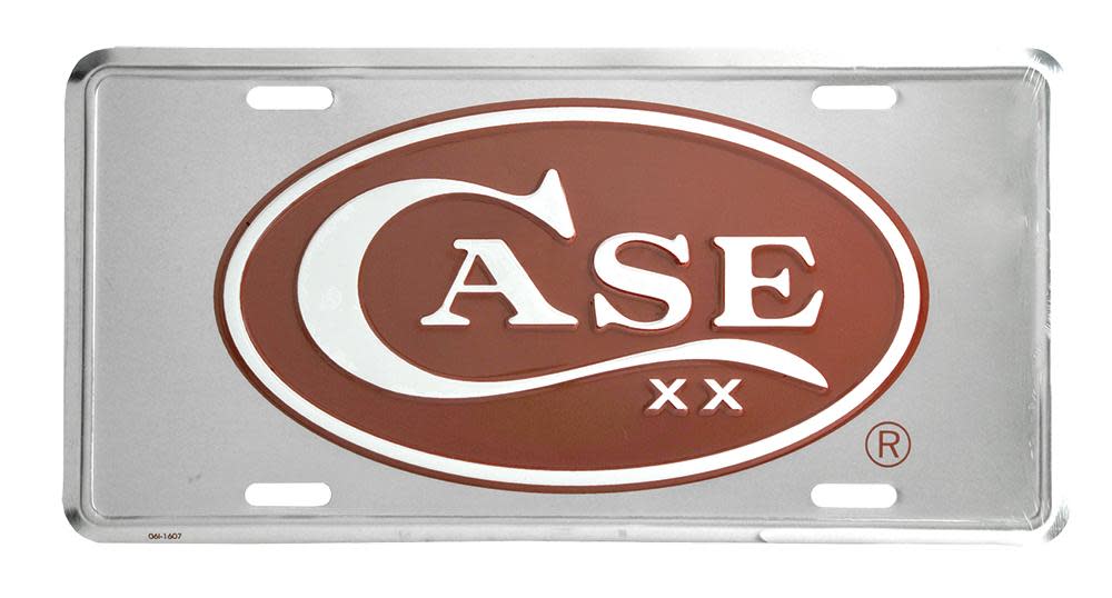 License Plate - Case Oval Logo