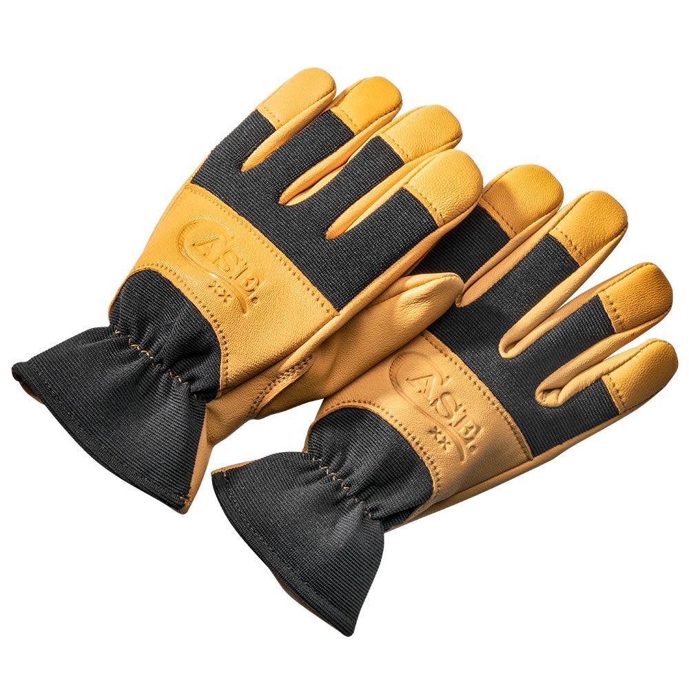 Leather Work Gloves at Angle