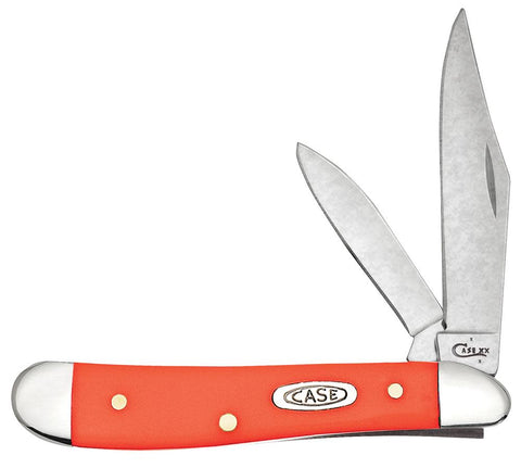 Orange Synthetic Peanut Knife Front View