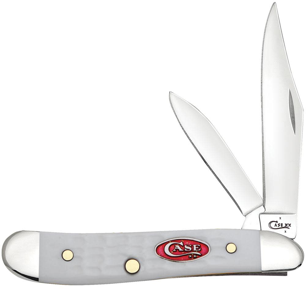 SparXX™ Standard Jig White Synthetic Peanut Knife Front View