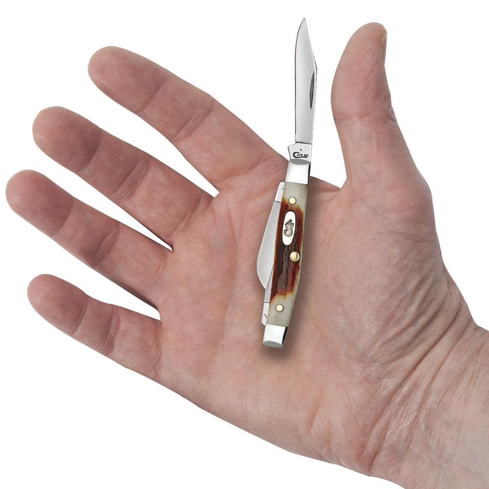 Red Stag Small Stockman Knife in Hand