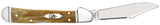 Smooth Antique Bone Mini Copperlock® Knife Open