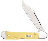 Yellow Synthetic CS Mini CopperLock® Knife Front View