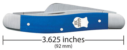 Smooth Blue G-10 Medium Stockman Knife Dimensions