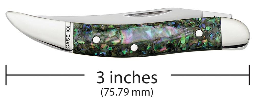 Abalone Small Texas Toothpick Knife Dimensions