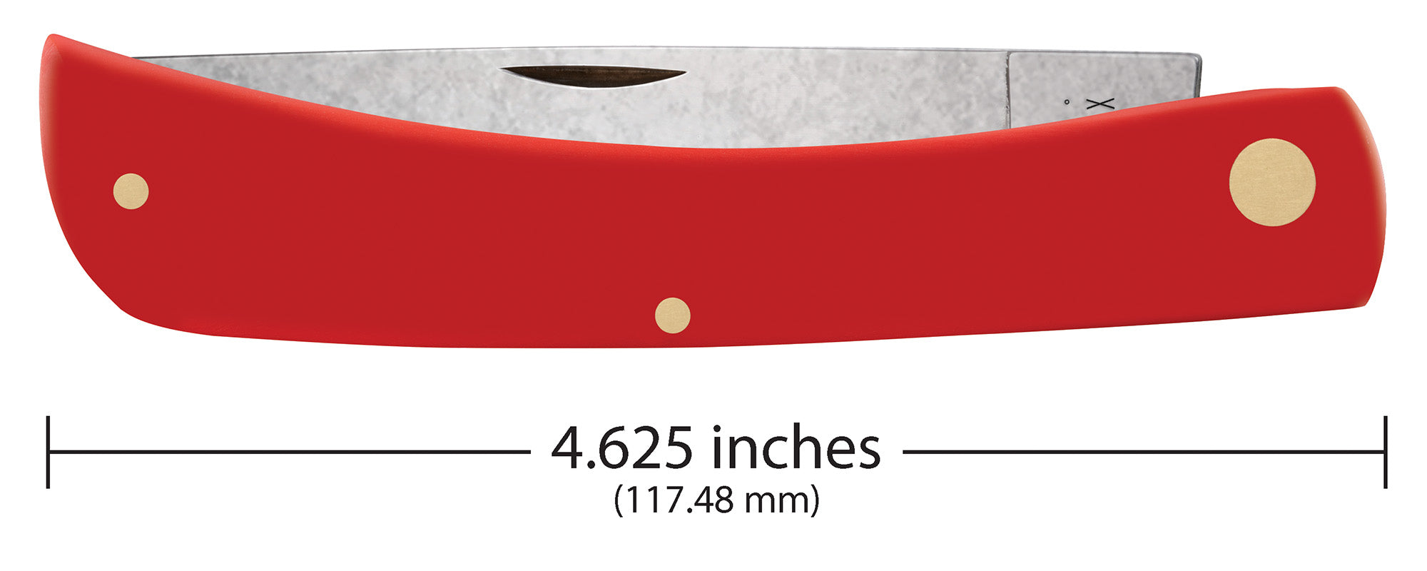 Case XX 'American Workman' Sodbuster 73933 Red Synthetic Carbon Steel  Pocket Knife Pocket Knife - CA73933