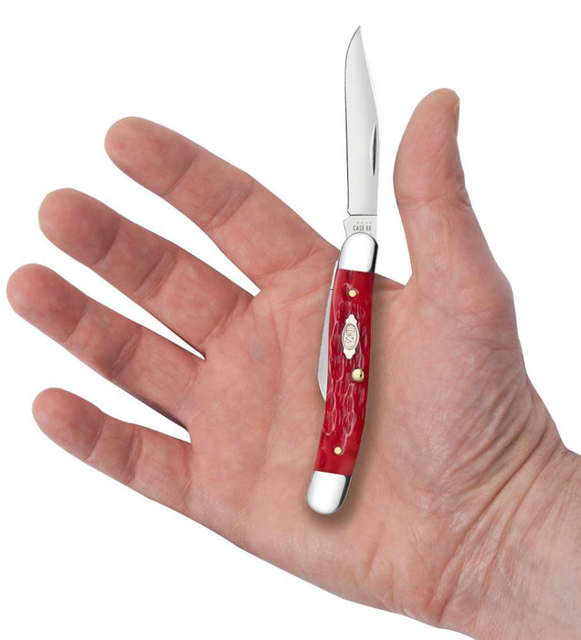 Case®  Peach Seed Jig Dark Red Bone Medium Jack Knife