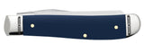 U.S. Air Force™ Embellished Smooth Navy Blue Synthetic Mini Trapper Closed