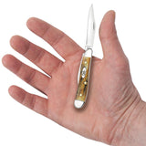 Genuine Stag Peanut Knife in Hand