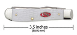 SparXX™ Standard Jig White Synthetic Mini Trapper Knife Dimensions