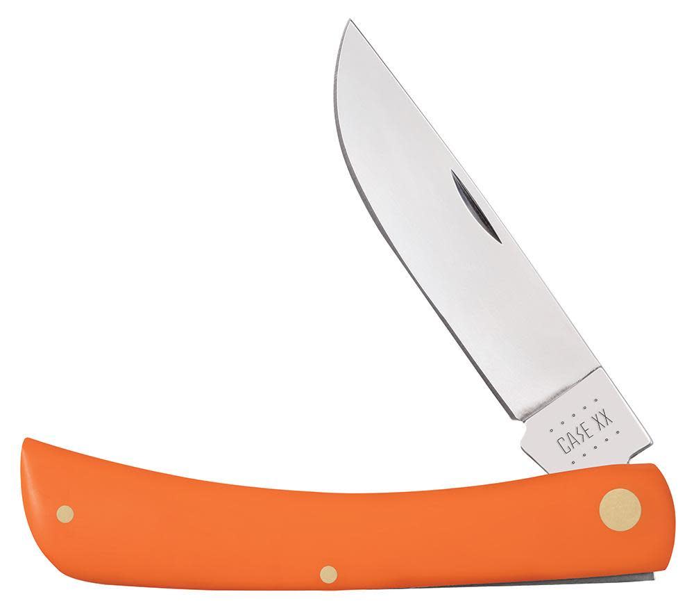 Orange Synthetic Sod Buster® Knife Front View