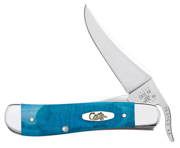 Case® | Sawcut Jig Caribbean Blue Bone RussLock® Knife 