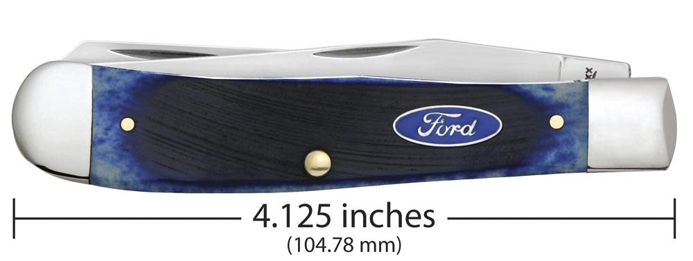 Ford Sawcut Jig Blue Bone Trapper Knife Dimensions