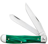John Deere Smooth Green Pearl Kirinite® Trapper Knife