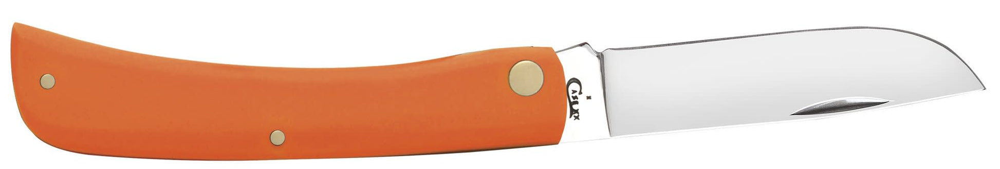 Orange Synthetic Sod Buster® Jr Knife Open