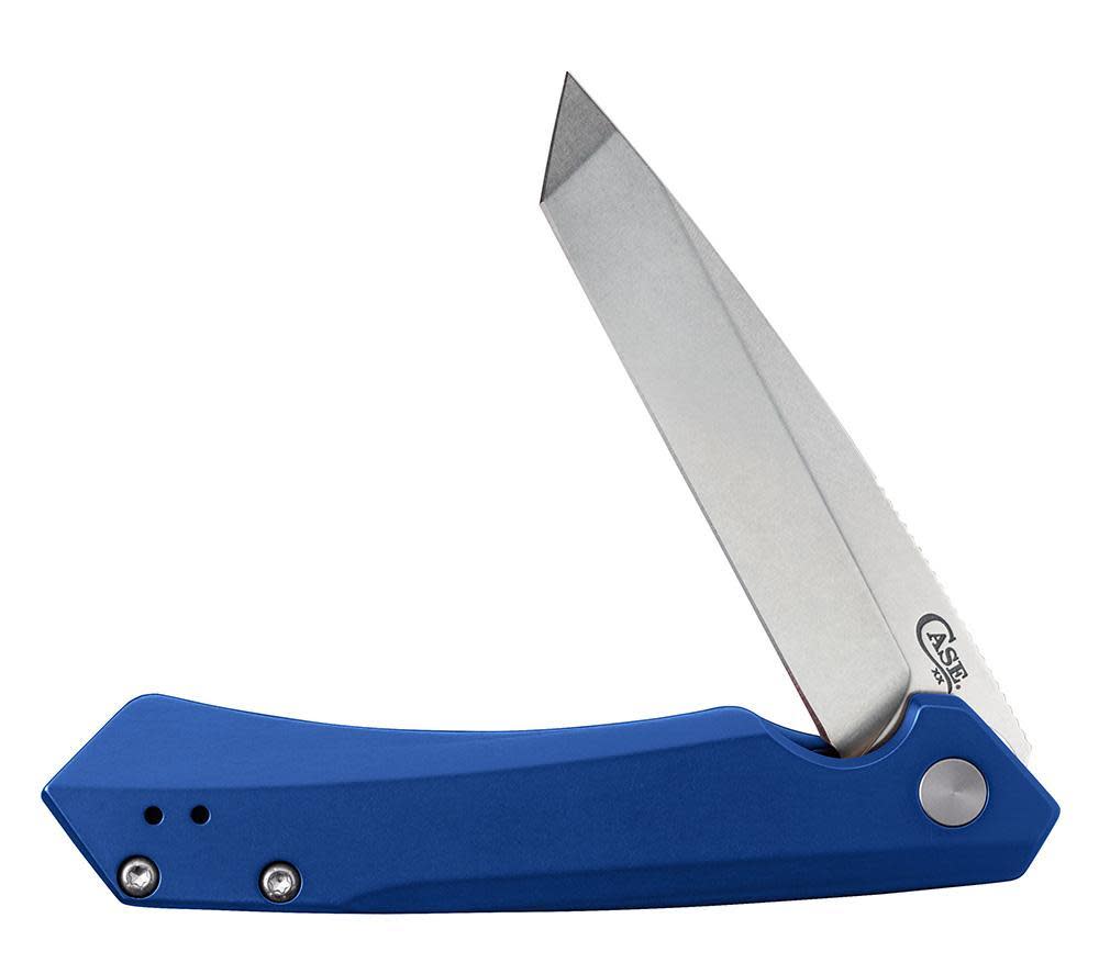 Blue Anodized Aluminum Kinzua® Knife Open