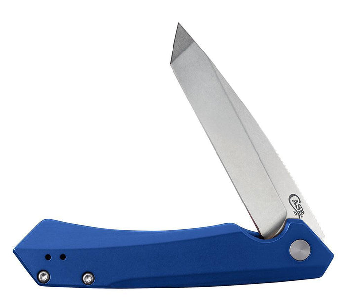 Blue Anodized Aluminum Kinzua® Knife Open