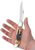 Case 6.5 BoneStag® Folding Hunter Knife in Hand