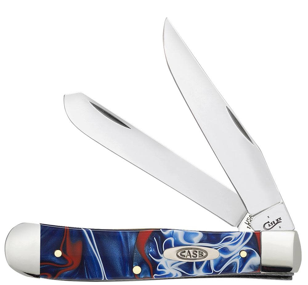 Patriotic Kirinite Trapper Knife Front View