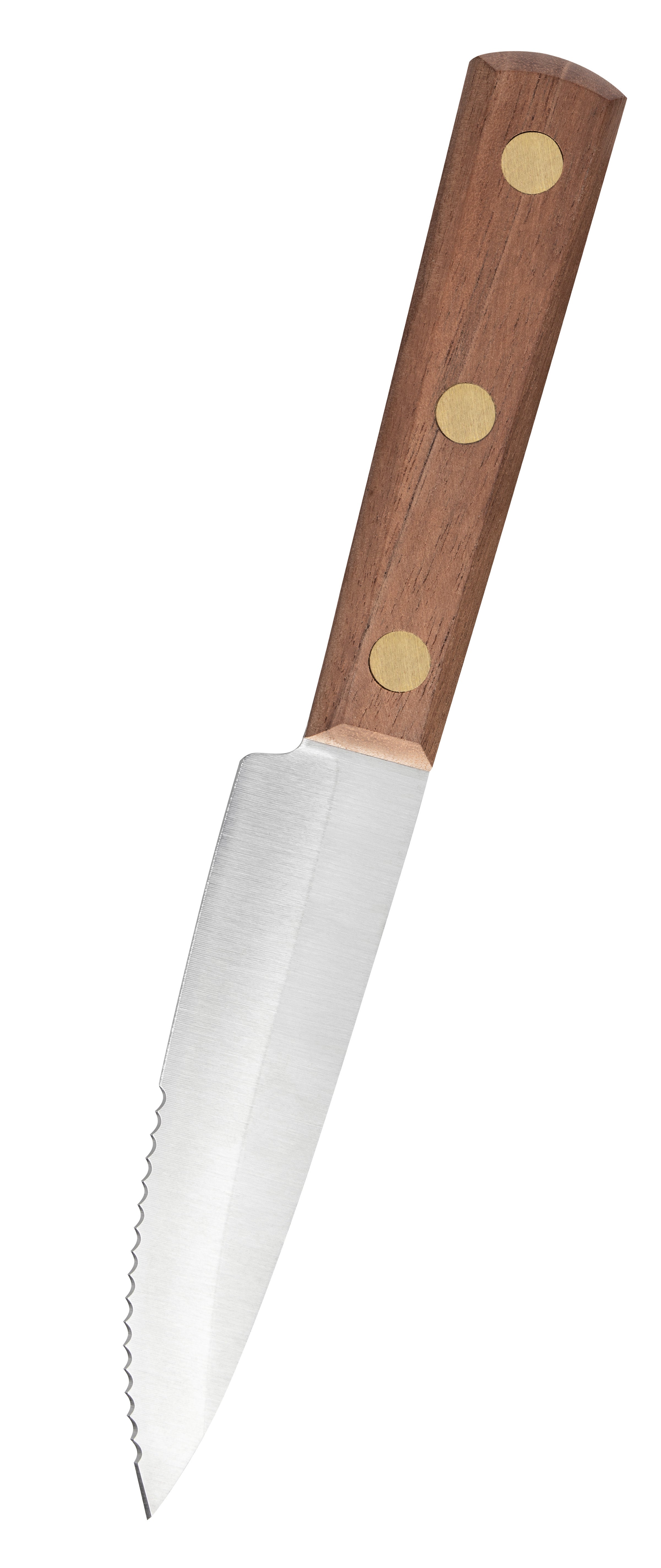 Household Cutlery 8" Slicing Knife (Solid Walnut) in Hand