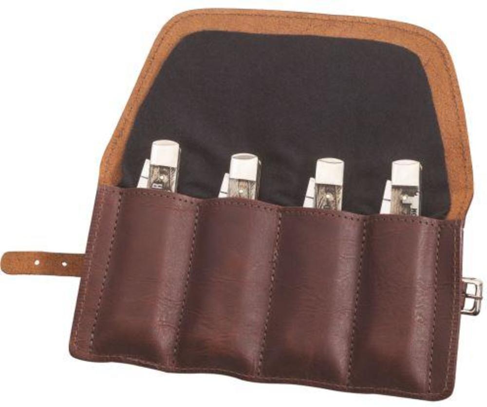 17 Pocket Leather Knife Bag | Boldric