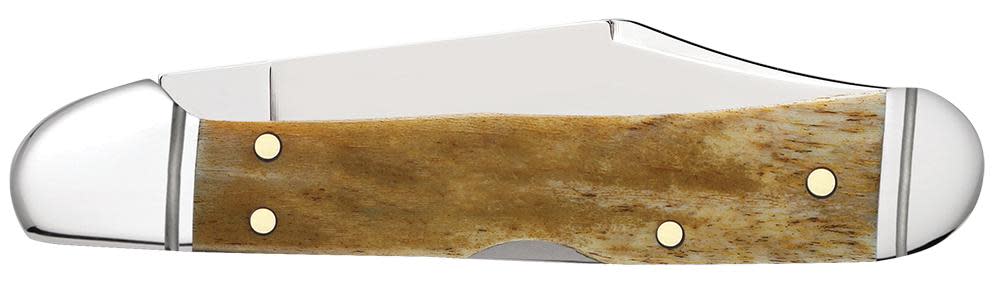 Smooth Antique Bone Mini Copperlock® Knife Closed