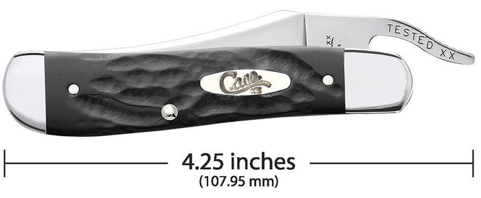Case® | Jigged Rough Black Synthetic RussLock® Knife – caseknives.com