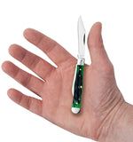 Deep Canyon Jig Hunter Green Bone Small Swell Center Jack Knife in Hand