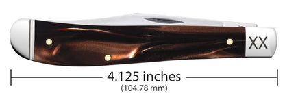 Smooth Caramel Swirl Kirinite® Slimline Trapper Dimensions