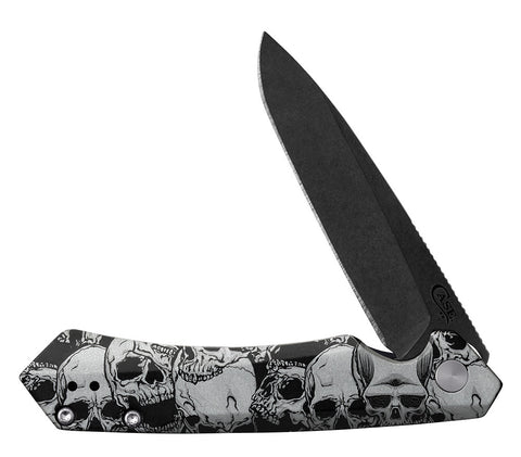 Embellished Black Anodized Aluminum Kinzua® with Spear Blade Front View