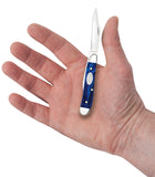 Smooth Blue Pearl Kirinite® Peanut Knife in Hand