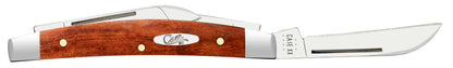 Smooth Chestnut Bone Small Congress Knife Open