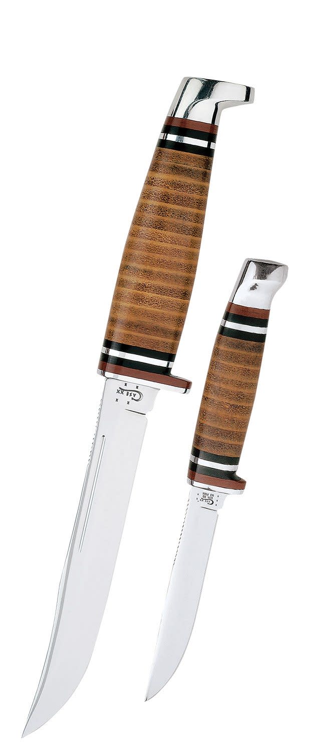 Leather Hunter Two Knife Hunting Set