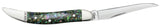 Abalone Small Texas Toothpick Knife Open