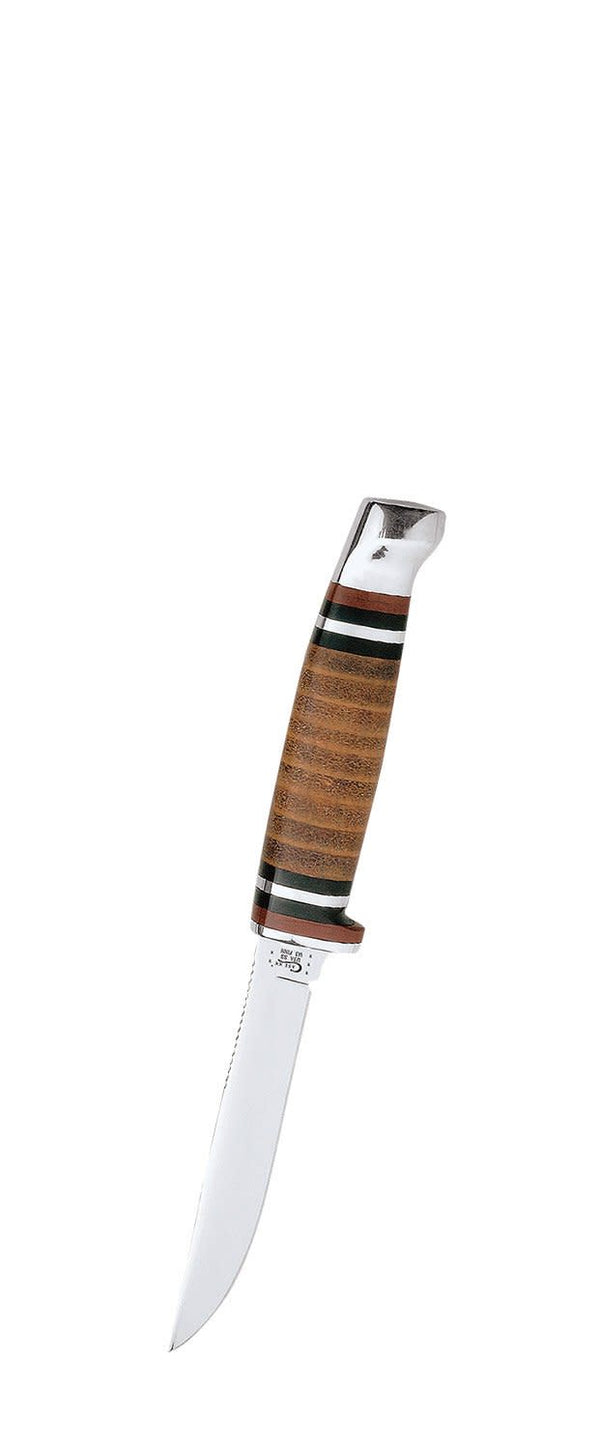 Case® | Leather Mini FINN Hunter Knife with Leather Sheath – caseknives.com