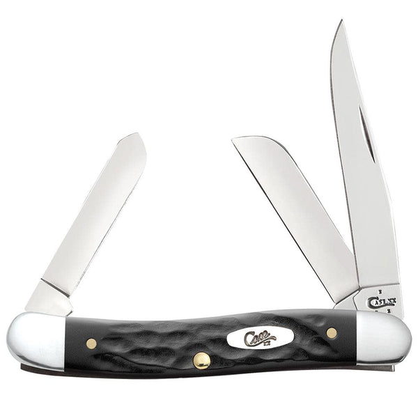 Case®  Rough Black® Synthetic Medium Stockman Knife –