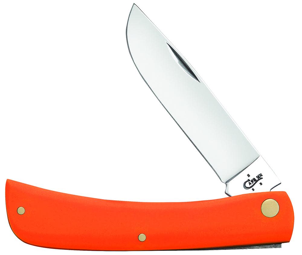 Orange Synthetic Sod Buster® Jr Knife Front View