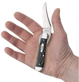 Jigged Rough Black® Synthetic Russlock® Knife in Hand