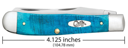 Sawcut Jig Caribbean Blue Bone Trapper Knife Dimensions