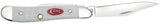 SparXX™ Standard Jig White Synthetic Peanut Knife Open
