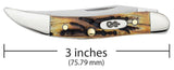 Genuine Stag Small Texas Toothpick Knife Dimensions