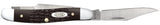 Brown Synthetic Medium Stockman with Pen Blade