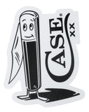 Front image of the "Case Knife Guy" Sticker from the Case Sticker 6 Pack