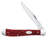 Ruby Stardust Kirinite® Slimline Trapper Knife Front View