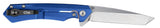Blue Anodized Aluminum Kinzua® Knife Back