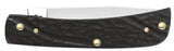 Jigged Rough Black® Synthetic Sod Buster Jr® Knife Closed