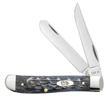 Pocket Worn® Crandall Jig Gray Bone Mini Trapper Knife