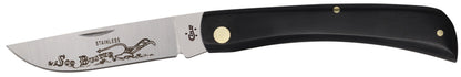 Jet-Black Synthetic Sod Buster® Knife Open