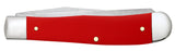 American Workman Smooth Red Synthetic CS Trapper Knife Closed