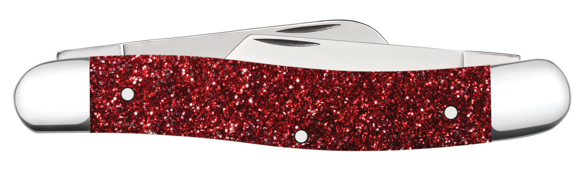 Ruby Stardust Kirinite® Stockman Knife Closed